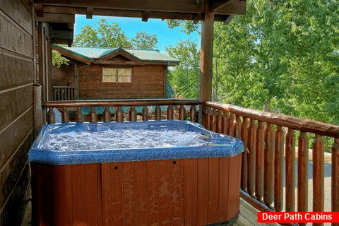 Luxury 6 Bedroom Cabin with Hot Tub and Deck - Alpine Mountain Lodge