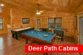 Cabin with pool table, air hockey and Foosball
