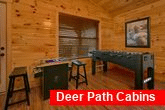 6 bedroom cabin with arcade game and foosball