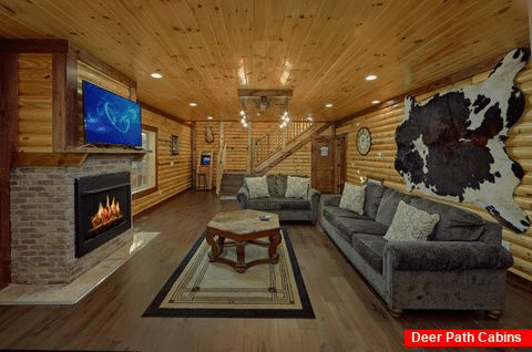 Spacious 5 Bedroom Cabin with Living Room & WiFi - Bar Mountain II