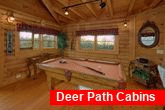 Smoky Mountain 1 Bedroom Cabin with Pool Table