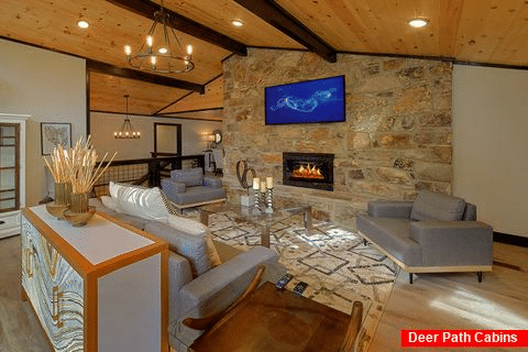 6 bedroom cabin with fireplace - Livin' the Dream