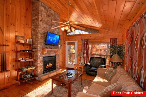 Honeymoon Cabin with Fireplace and Sleeper Sofa - A New Beginning
